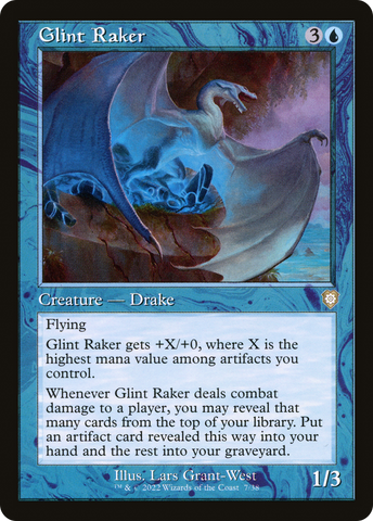 {R} Glint Raker (Retro) [The Brothers' War Commander][BRC 007]