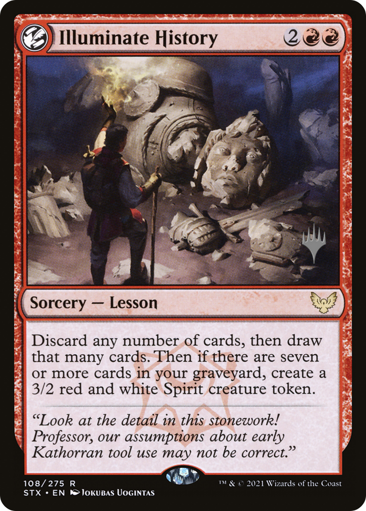 {R} Illuminate History (Promo Pack) [Strixhaven: School of Mages Promos][PP STX 108]