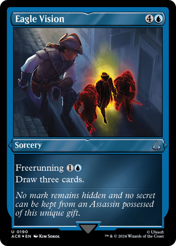 {C} Eagle Vision (Foil Etched) [Assassin's Creed][ACR 190]