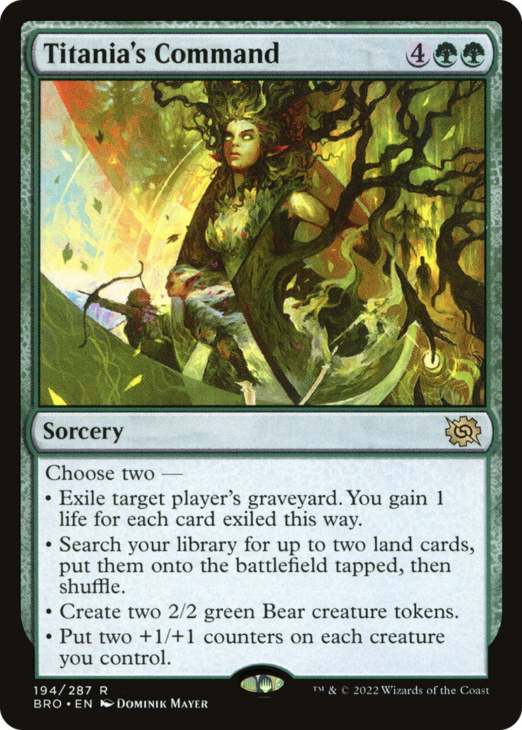 {R} Titania's Command [The Brothers' War][BRO 194]