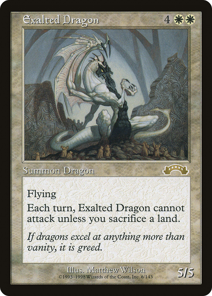 {R} Exalted Dragon [Exodus][EXO 006] - Misty Mountain Games