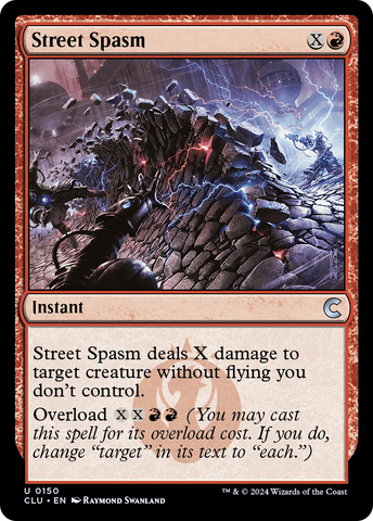 {C} Street Spasm [Ravnica: Clue Edition][CLU 150]