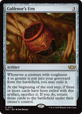 {R} Colfenor's Urn [Tarkir: Dragonstorm Commander][TDC 315]