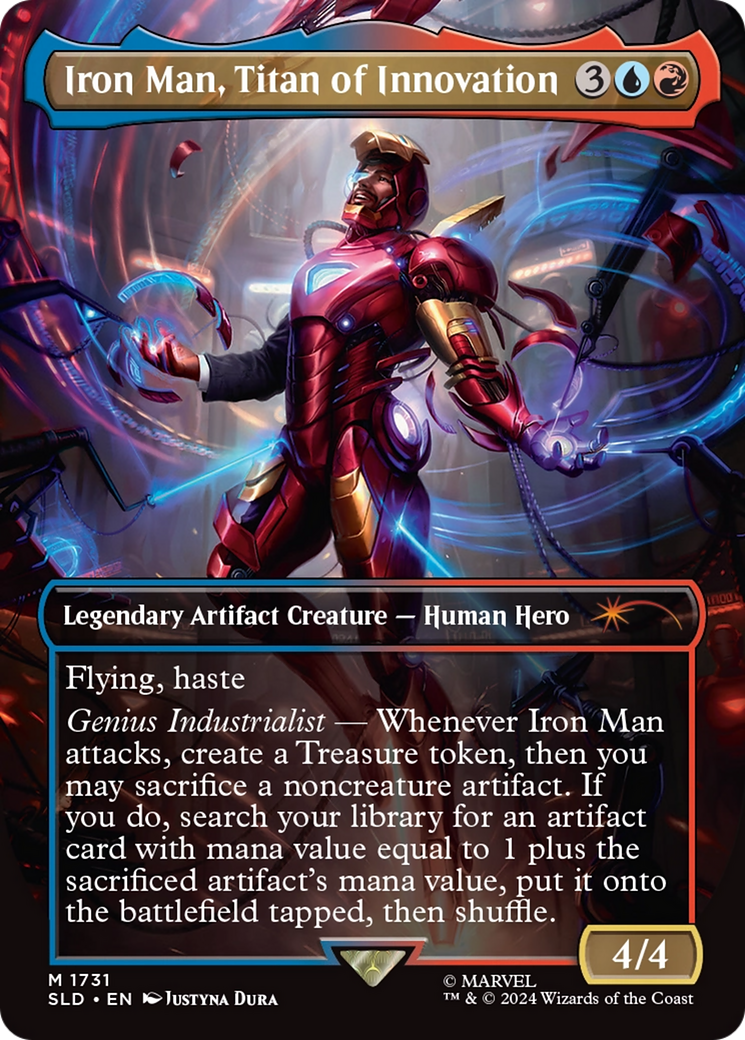 Iron Man, Titan of Innovation [SLD-1731]  (Borderless) Foil