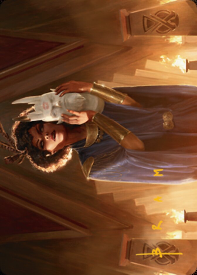 {A} Cormela, Glamour Thief Art Card (Gold-Stamped Signature) [Streets of New Capenna Art Series][GS ASNC 023]