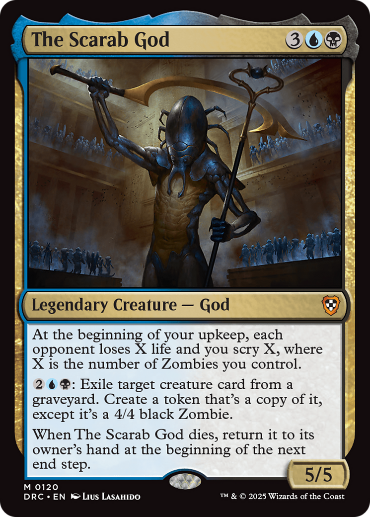 {R} The Scarab God [Aetherdrift Commander][DRC 120]