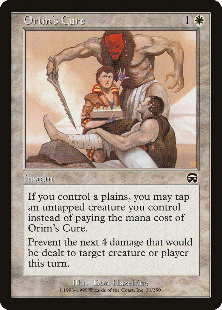 {C} Orim's Cure [Mercadian Masques][MMQ 033]