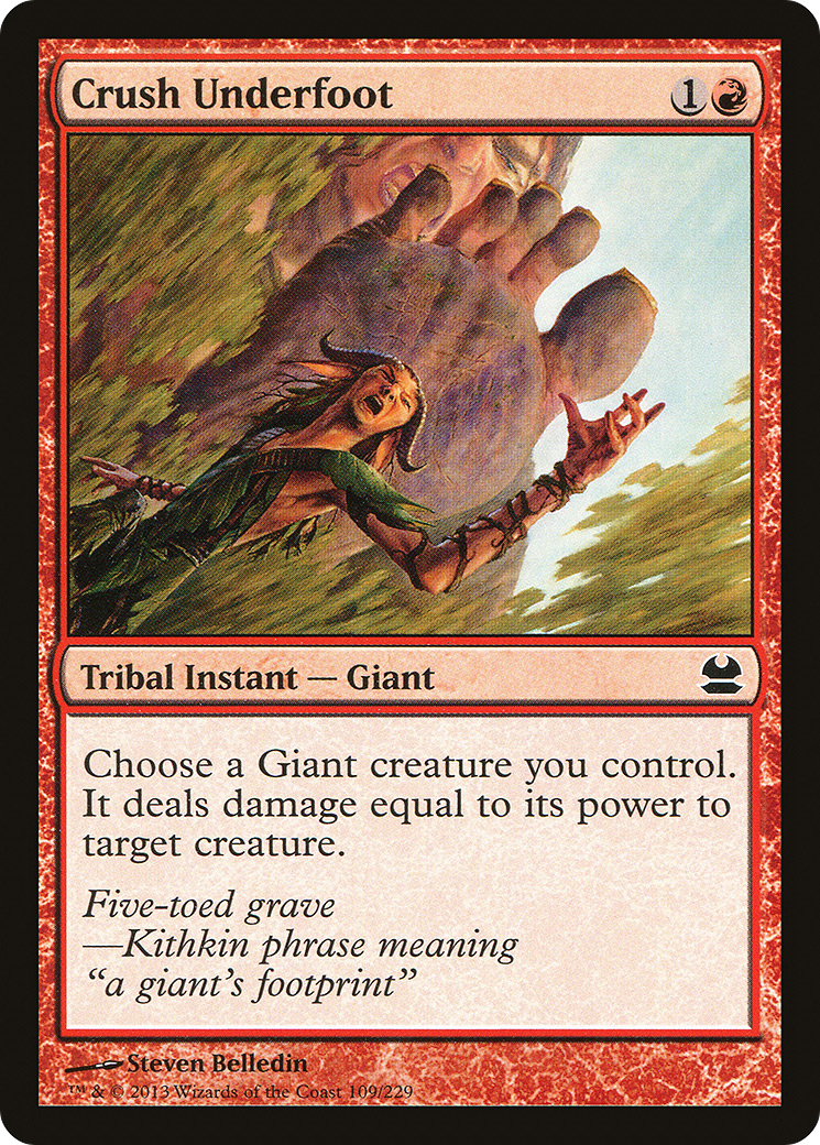 {C} Crush Underfoot [Modern Masters][MMA 109]