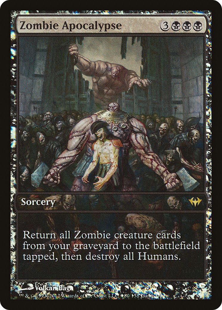 {R} Zombie Apocalypse (Game Day) [Dark Ascension Promos][PA DKA 080]