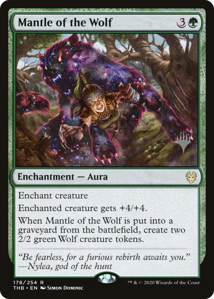 {R} Mantle of the Wolf (Promo Pack) [Theros Beyond Death Promos][PP THB 178]
