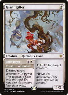 {R} Giant Killer // Chop Down [Throne of Eldraine][ELD 014]