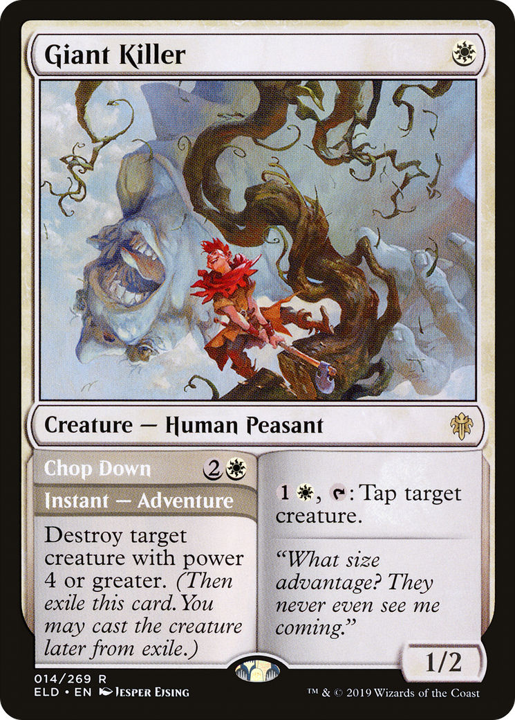 {R} Giant Killer // Chop Down [Throne of Eldraine][ELD 014]
