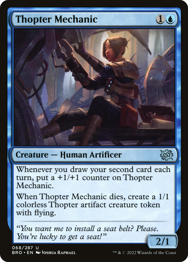 {C} Thopter Mechanic [The Brothers' War][BRO 068]