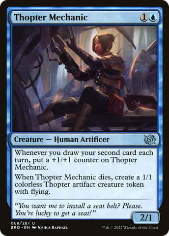 {C} Thopter Mechanic [The Brothers' War][BRO 068]