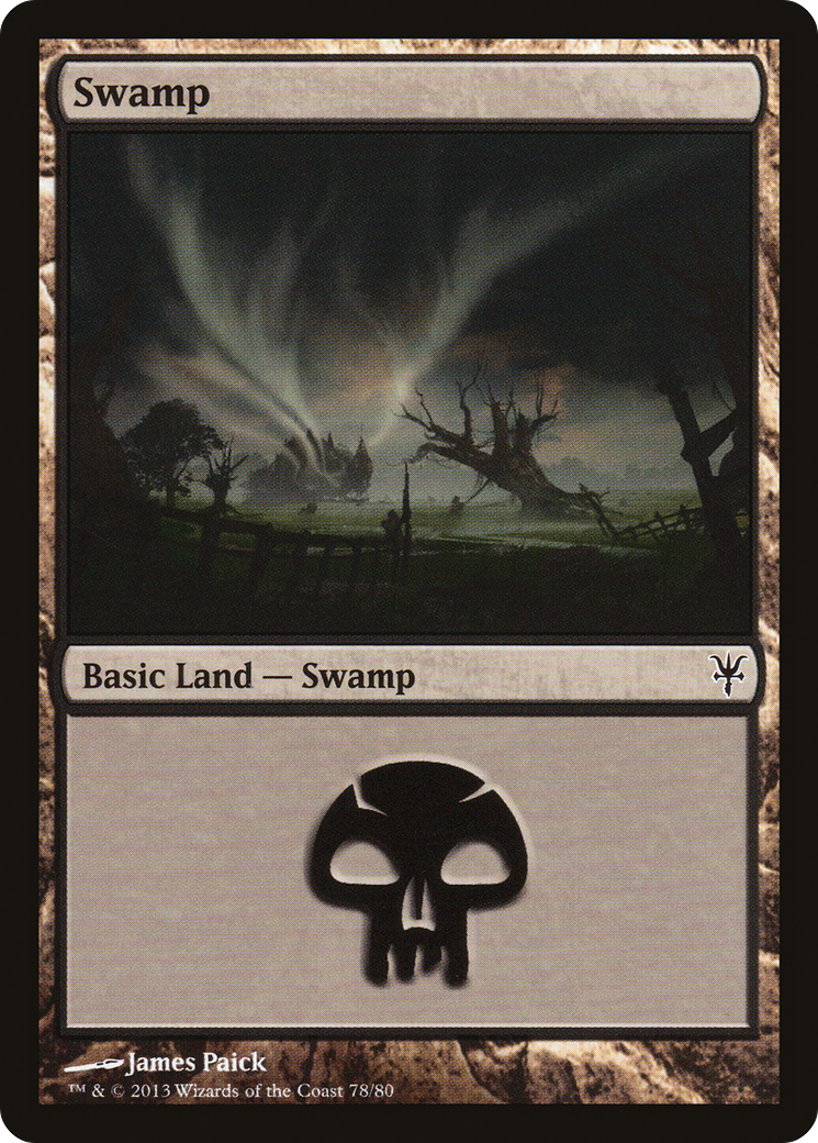 {B}[DDK 078] Swamp (78) [Duel Decks: Sorin vs. Tibalt]