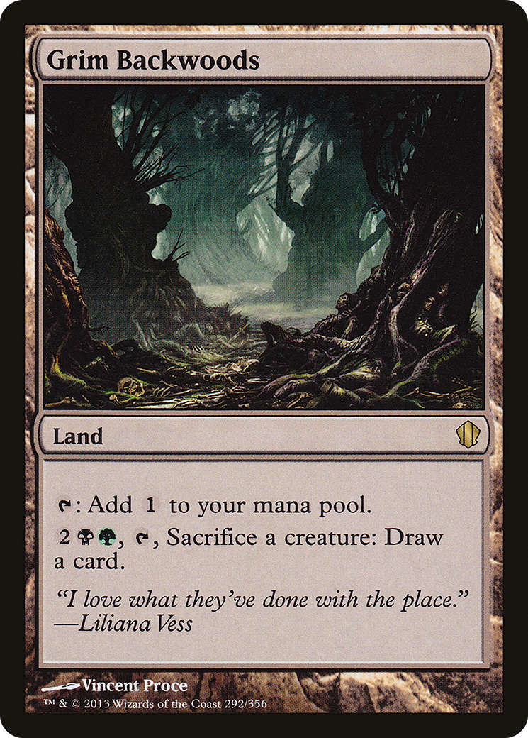 {R} Grim Backwoods [Commander 2013][C13 292]