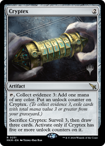 {R} Cryptex (Promo Pack) [Murders at Karlov Manor Promos][PP MKM 251]