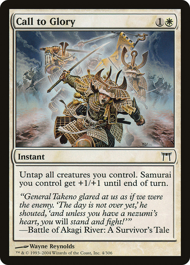 {C} Call to Glory [Champions of Kamigawa][CHK 004]