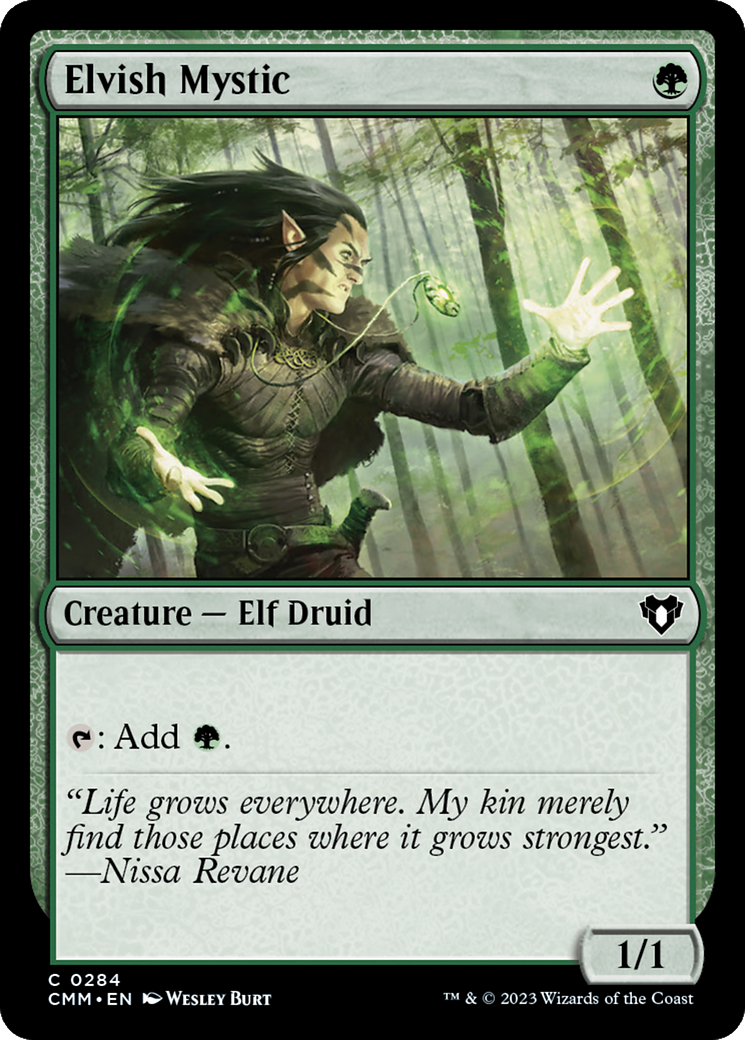 {C} Elvish Mystic [Commander Masters][CMM 284]