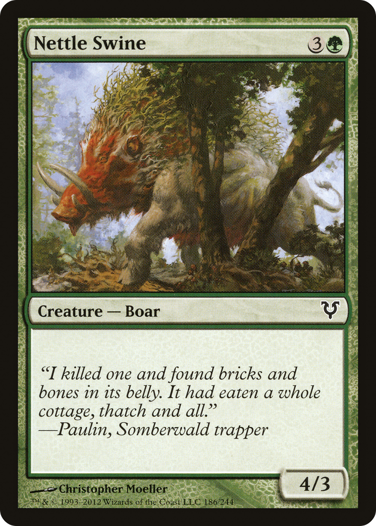 {C} Nettle Swine [Avacyn Restored][AVR 186]
