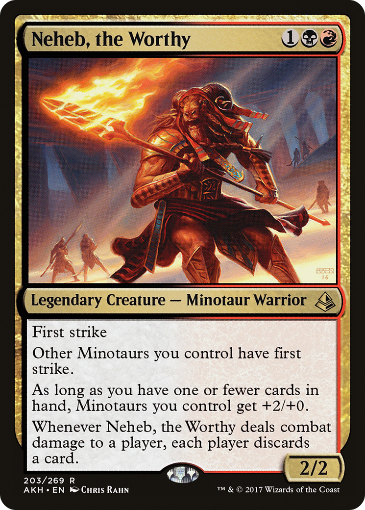 {R} Neheb, the Worthy [Amonkhet][AKH 203]