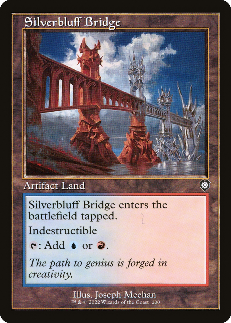 {C} Silverbluff Bridge (Retro) [The Brothers' War Commander][BRC 200]