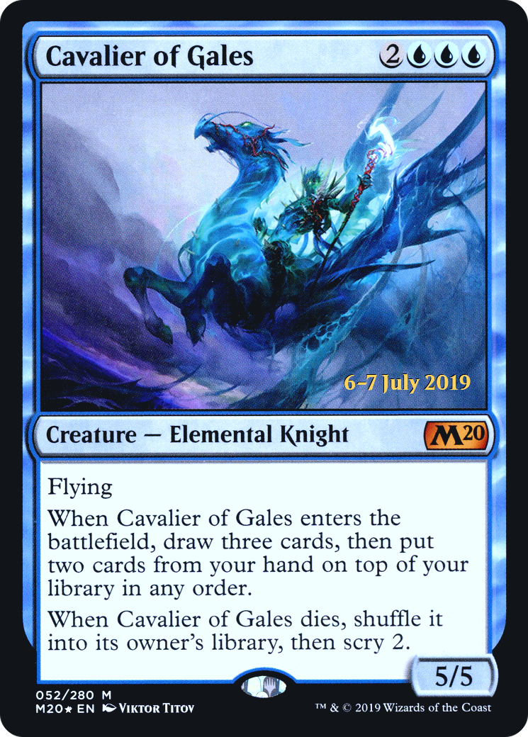 {R} Cavalier of Gales [Core Set 2020 Prerelease Promos][PR M20 052]