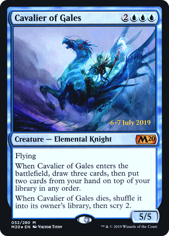 {R} Cavalier of Gales [Core Set 2020 Prerelease Promos][PR M20 052]