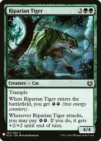 {C} Riparian Tiger [Mystery Booster][LS KLD 167]