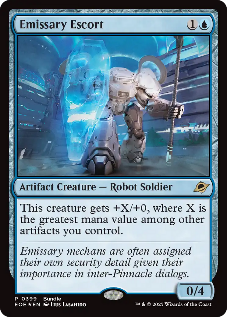 {@@ EOE R} Emissary Escort [Edge of Eternities Prerelease Promos][EOE 056]