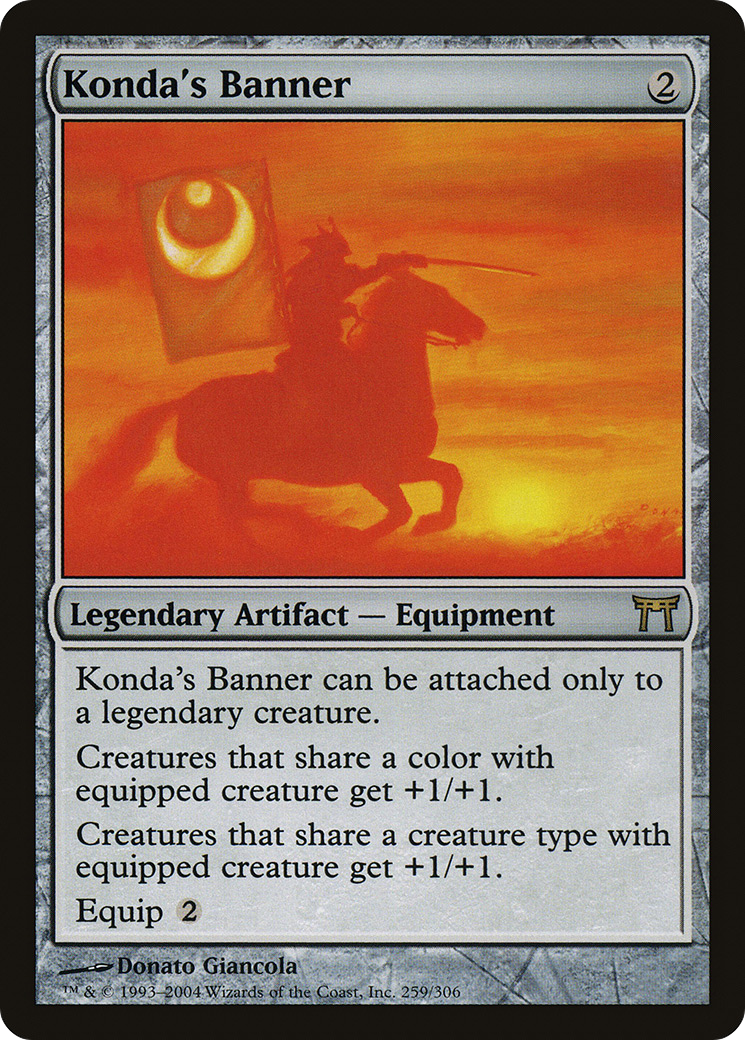 {R} Konda's Banner [Champions of Kamigawa][CHK 259] - Misty Mountain Games