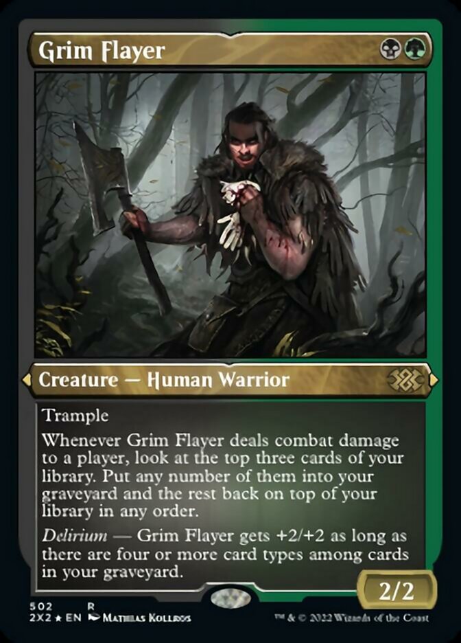 {R} Grim Flayer (Foil Etched) [Double Masters 2022][2X2 502]