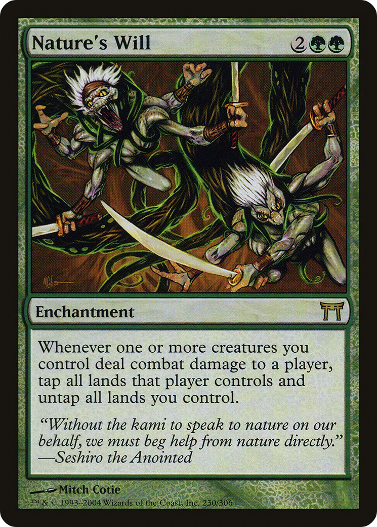 {R} Nature's Will [Champions of Kamigawa][CHK 230]