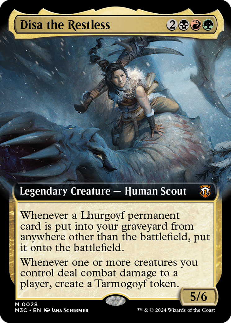 {R} Disa the Restless (Extended Art) [Modern Horizons 3 Commander][M3C 028]