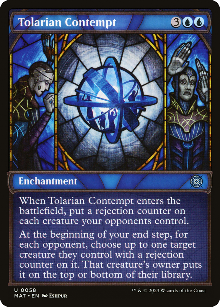 {@C} Tolarian Contempt (Showcase) [March of the Machine: The Aftermath][MAT 058]