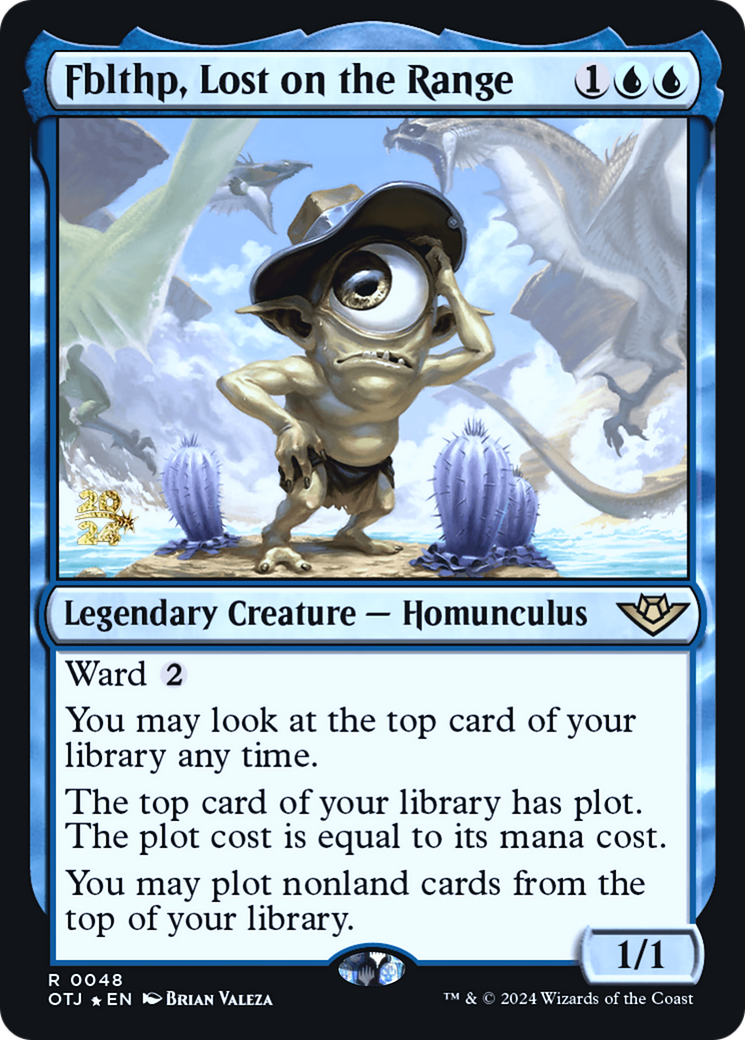 {@R} Fblthp, Lost on the Range [Outlaws of Thunder Junction Prerelease Promos][PR OTJ 048]