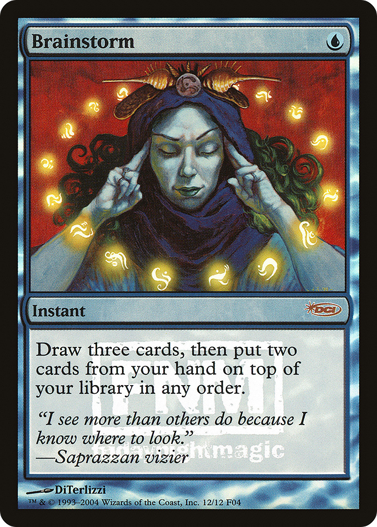 {R} Brainstorm [Friday Night Magic 2004][PA F04 012]