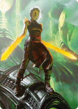 {A} Nahiri, the Unforgiving Art Card [Phyrexia: All Will Be One Art Series][AONE 051]