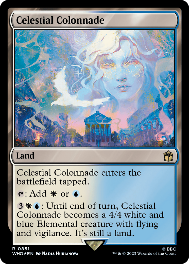 {R} Celestial Colonnade (Surge Foil) [Doctor Who][WHO 851]