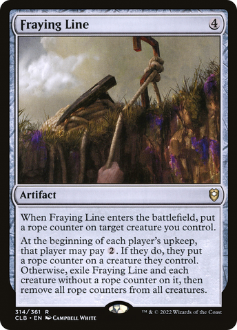 {R} Fraying Line [Commander Legends: Battle for Baldur's Gate][CLB 314]