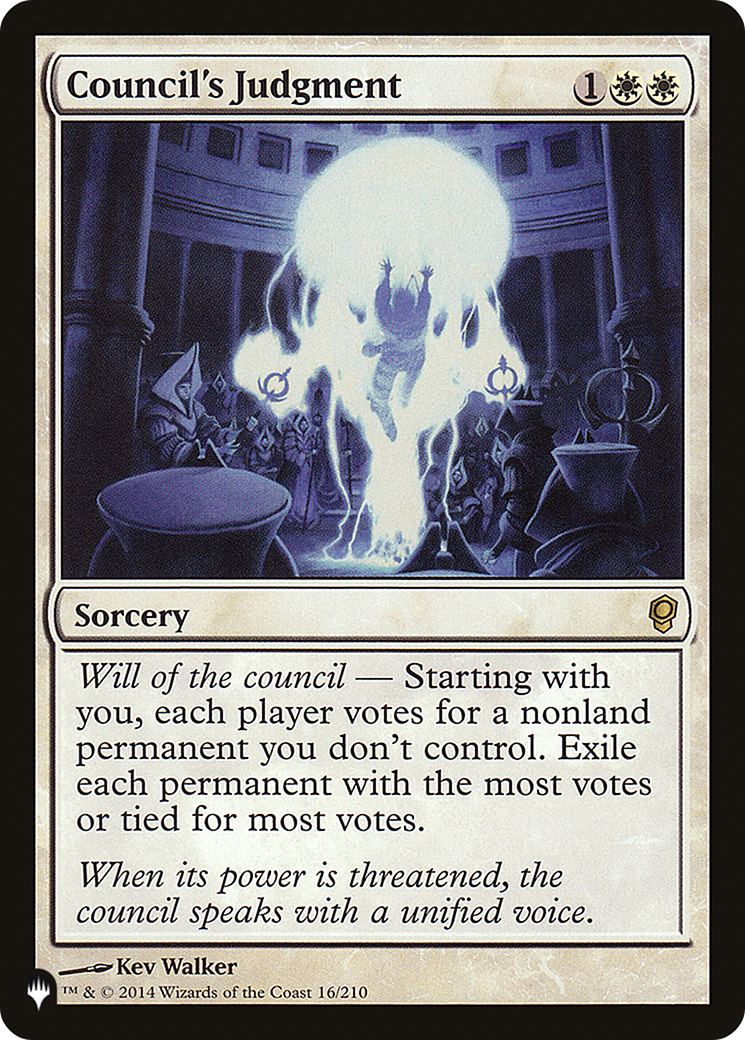 Council's Judgment [LIST 16/210]