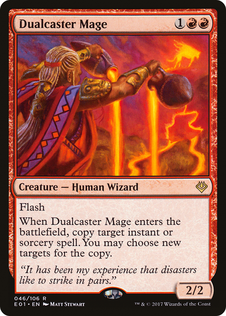 {R} Dualcaster Mage [Archenemy: Nicol Bolas][E01 046] - Misty Mountain Games