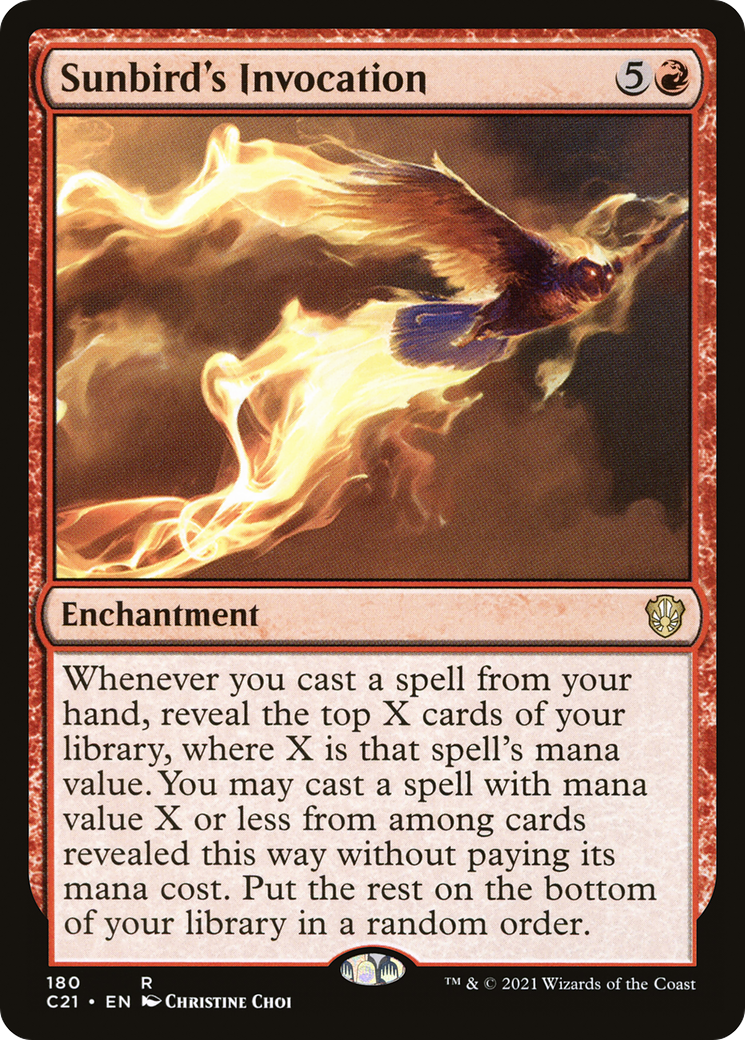 {R} Sunbird's Invocation [Commander 2021][C21 180]