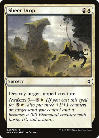 {C} Sheer Drop [Battle for Zendikar][BFZ 048]