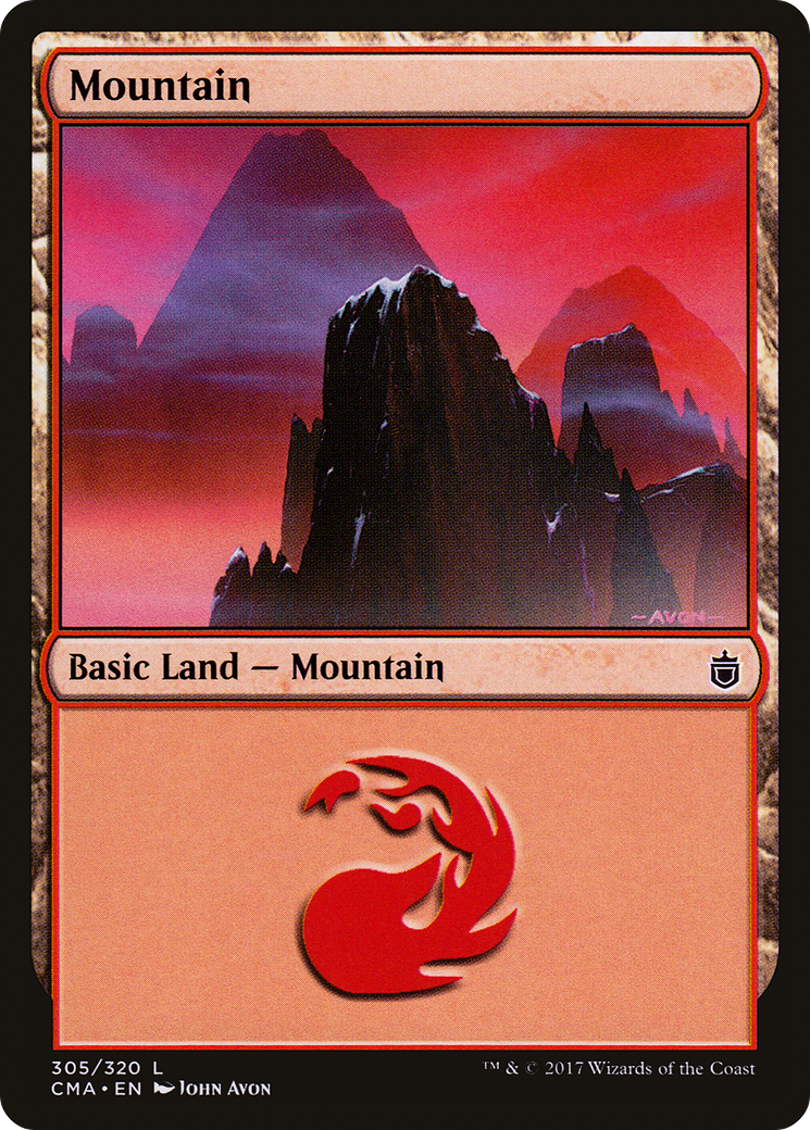 {B}[CMA 305] Mountain (305) [Commander Anthology]