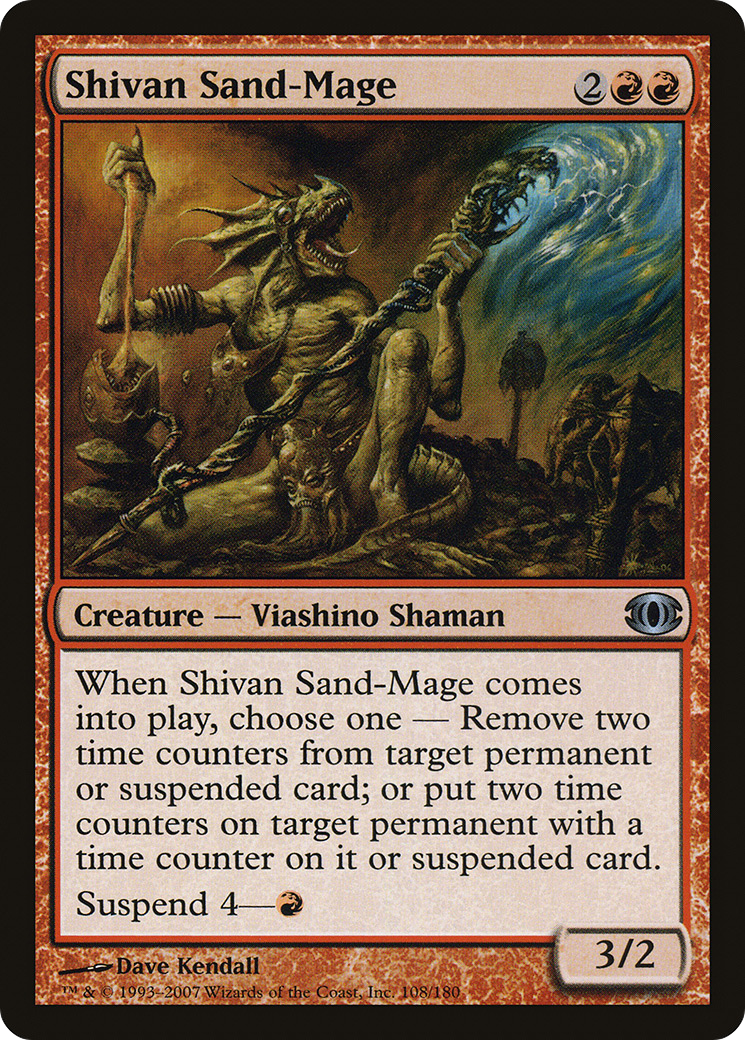 {C} Shivan Sand-Mage [Future Sight][FUT 108]