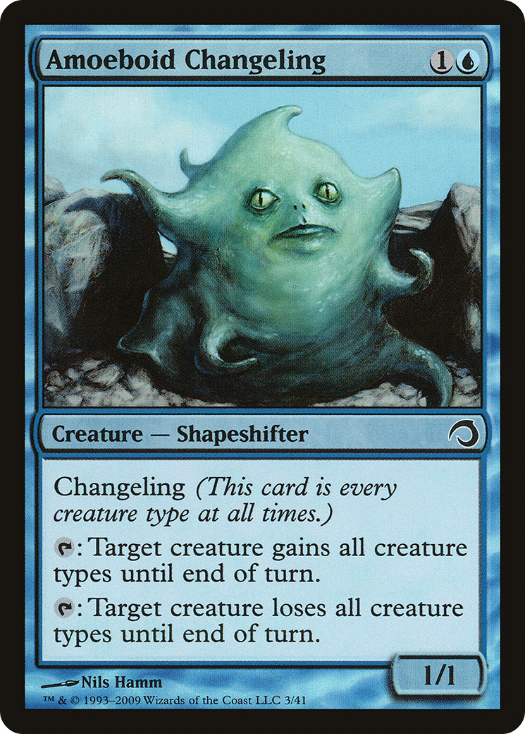 {C} Amoeboid Changeling [Premium Deck Series: Slivers][H09 003]