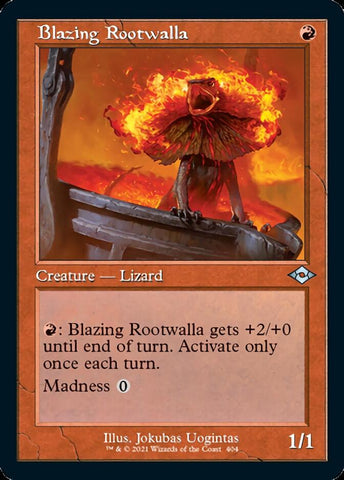{C} Blazing Rootwalla (Retro Foil Etched) [Modern Horizons 2][RF ET MH2 404]