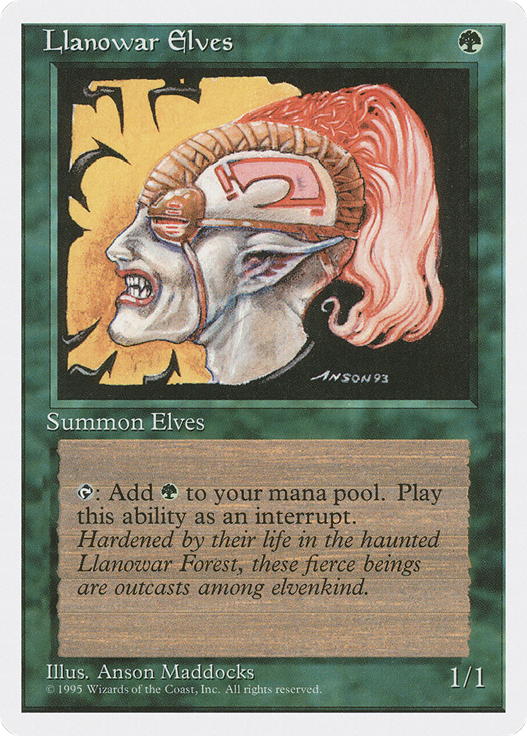 {C} Llanowar Elves [Fourth Edition][4ED 261]