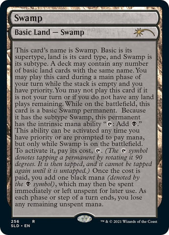 {B}[SLD 256] Swamp (256) [Secret Lair Drop Series]